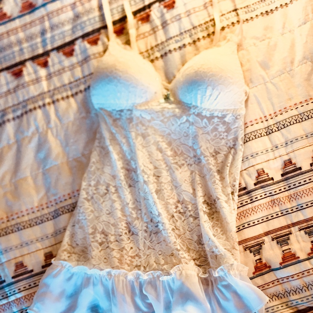 White Lingerie Set | Gown + Robe